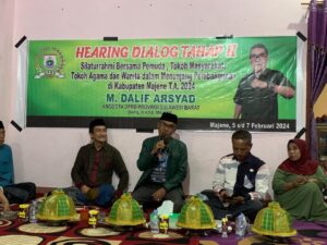 Sambangi warga poniang, Dalif Arsyad Helat Hearing Dialog