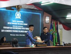 Rekomendasi Terhadap LKPJ Gubernur Sulbar, DPRD Gelar Paripurna